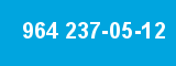 964 237-05-12 964 237-05-12